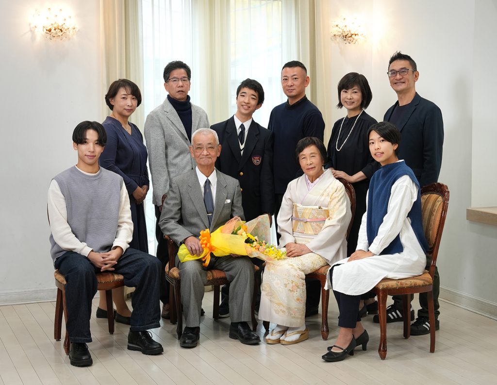 敬老家族写真